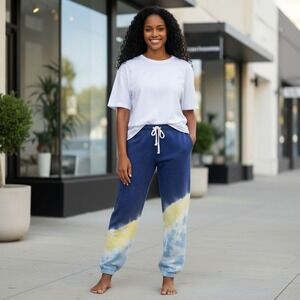 Electric & Rose Venice Tie Dye Jogger Sweatpants Lounge Casual Womens